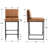 Modern Bar Stools Upholstered Counter Stools With Backrests And Metal Legs Kitchen Stools For Island-324735477