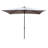 Taibah 120'' x 78'' Rectangular Lighted Market Umbrella-1839294288