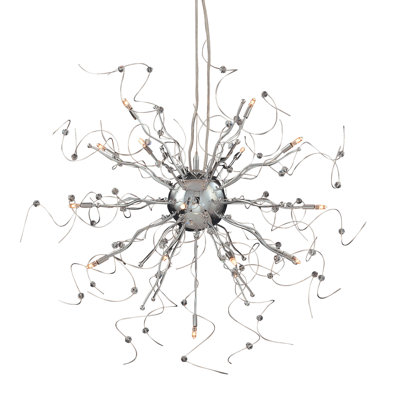 Lustre sphère spoutnik 15 lumières
