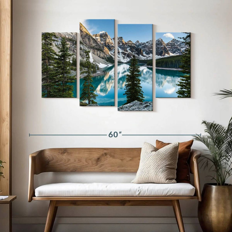 Alvord Moraine Lake Reflections, 32" H x 52" W