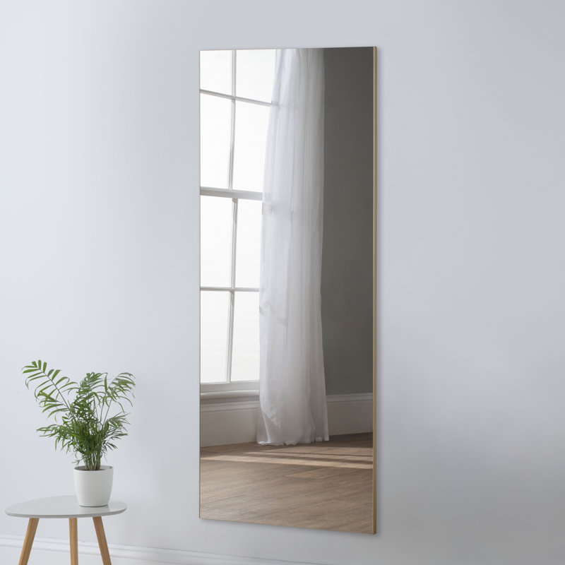 Ajaypal Rectangle Mirror, Gold