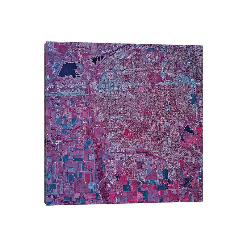 Lincoln, Nebraska by Stocktrek Images - Wrapped Canvas Print, 30.48 cm H x 30.48 cm W