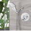 Robinet de douche chromé à haute pression multifonctionnel - Pomme de douche à main combinée pour salle de bain