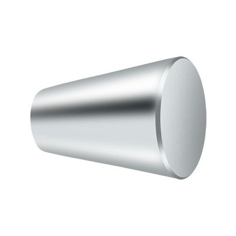 Armoire à boutons Deltana KC20U26 1 po; finition chrome brillant, Chrome poli, 0.75"