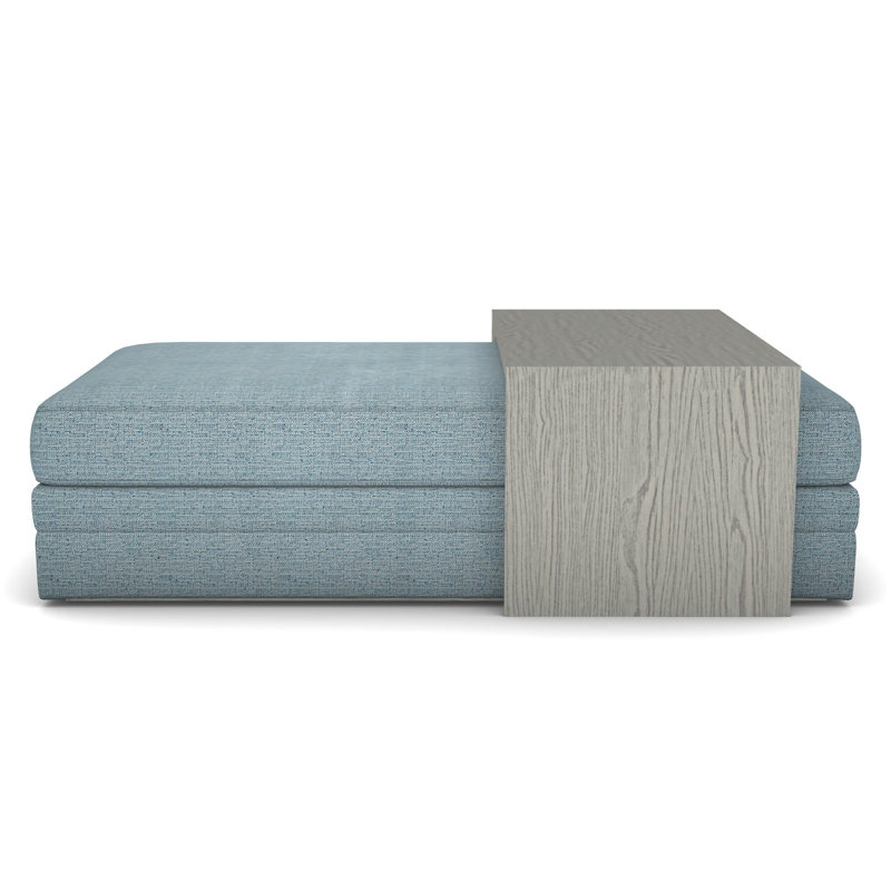 Tour de lit Boyden avec table large, Cobalt Tuck, Gris colombe