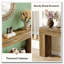 Table d'entrée en bois, console rustique