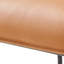 Fauteuil d'appoint et repose-pieds en cuir fleur-1075329706