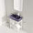 24"Bathroom Sink without Cabinet, Purple Ceramic Basin