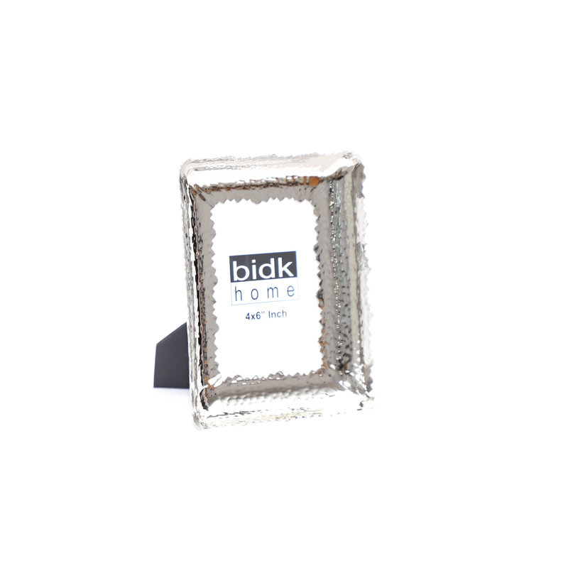 Cadre photo en laiton, Argent argent, 4 po x 6 po