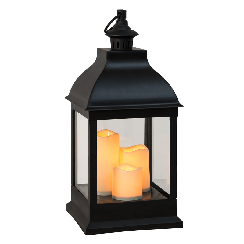 Lantern with LED candles