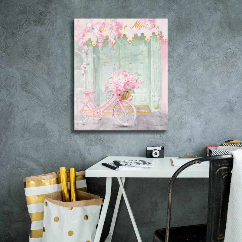  «Pastel Paris 1 C» par Danhui Nai, art mural sur toile, H 24 po x l 20 po