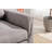 Hannah Convertible Chair Woven Fabric Contemporary 35W-965207116