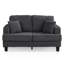 Canapé en chenille Luka avec porte-gobelets et ports USB-93134411-93134739