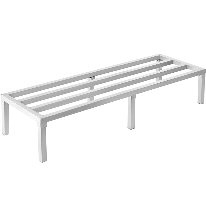 Nouvellement amélioré! Support de rangement en aluminium, 12" H x 48" W x 20" D