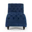 Chaise longue sans accoudoirs touffetée