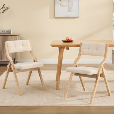 Chaise pliante à rembourrage doux: parfaite pour les repas et la détente