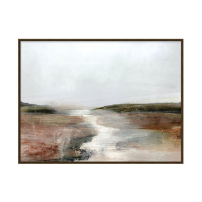 «Past the horizon 1», reproduction d'art encadrée