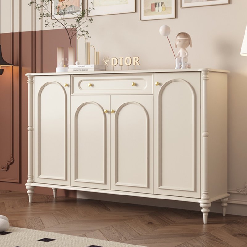 French style furniture storage shoe cabinet