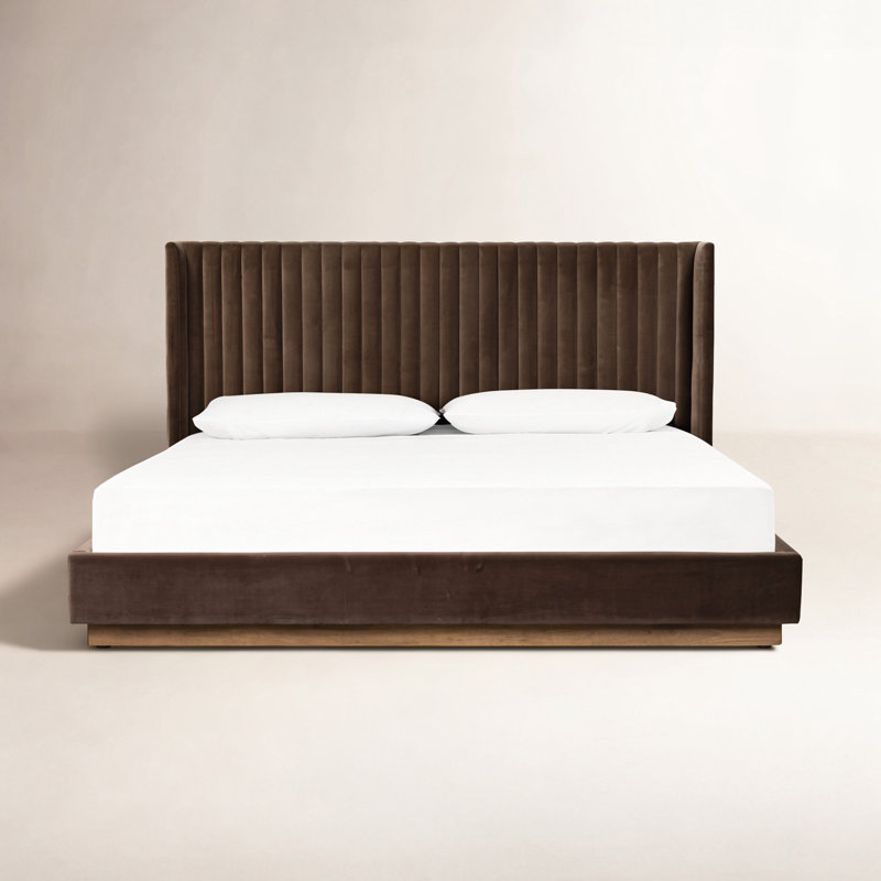 Fason Bed-Surrey Mink-King, King, Surrey Mink