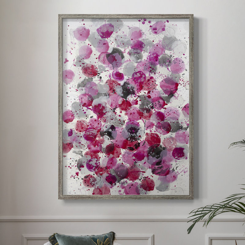 Bouquet Framed Print - Solid Wood, 11" H x 9" W