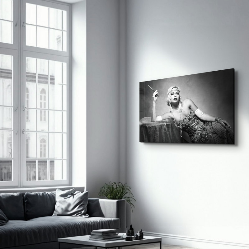 Lekeya Elegant Tempered Glass Wall Art Painting, 13.8 x 21.7 inches | 100% Tempered Glass, Thickness: 0.16 inches | UV Printed for Vibrant Colors | Perfect for Home Decor, Living Room, & Office Spaces