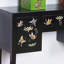 Console papillon peinte à la main