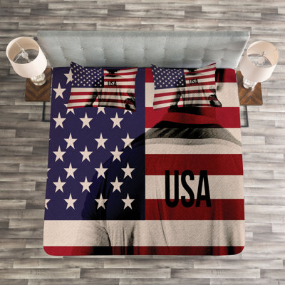 Soccer Bedspread Set with Shams
