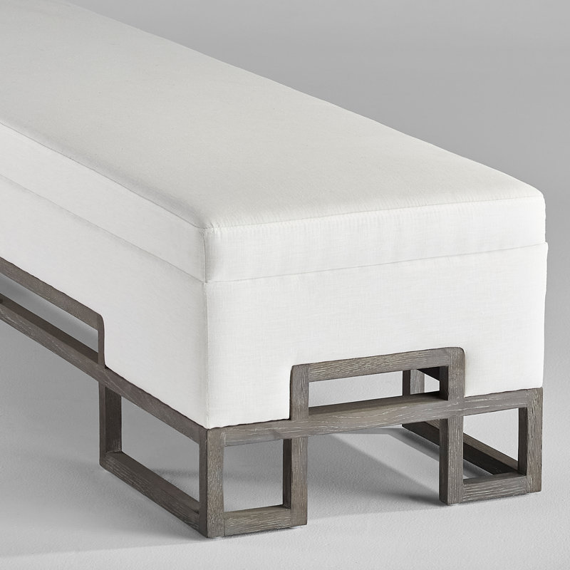Linen Upholstered Bench