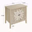 Armoire de rangement sculptée à 2 portes avec tablette réglable, meubles décoratifs pour le salon, le couloir et la cuisine-959584883