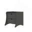 Table de chevet 20 po Coney en gris anthracite Coney (2 tiroirs)-120942643