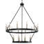 Farwell  2 Tier 20 Light Wagon Wheel Candle Style Chandelier-204367267