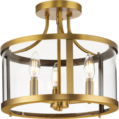 Parmley Glass Semi-Flush Mount Light
