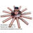 BathSelect Antique Red Copper Rainfall Showerhead