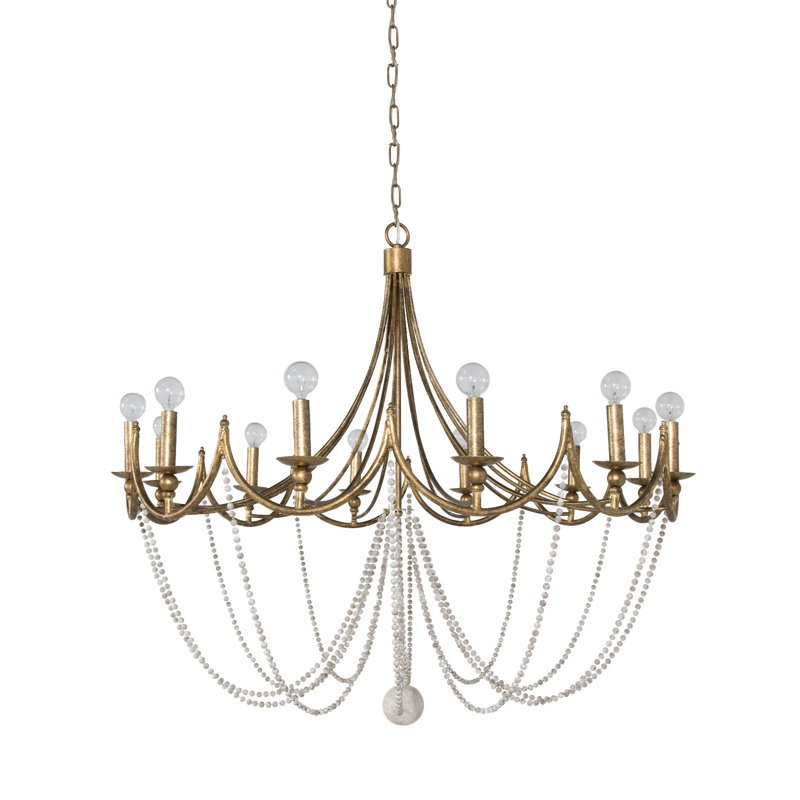 Sandra 12-Light Candle Style Empire Chandelier