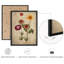 «Rustic Yellow Wildflowers Retra», reproduction d'art encadrée, affiches, salle de bain, petit art mural-104788688-104788690