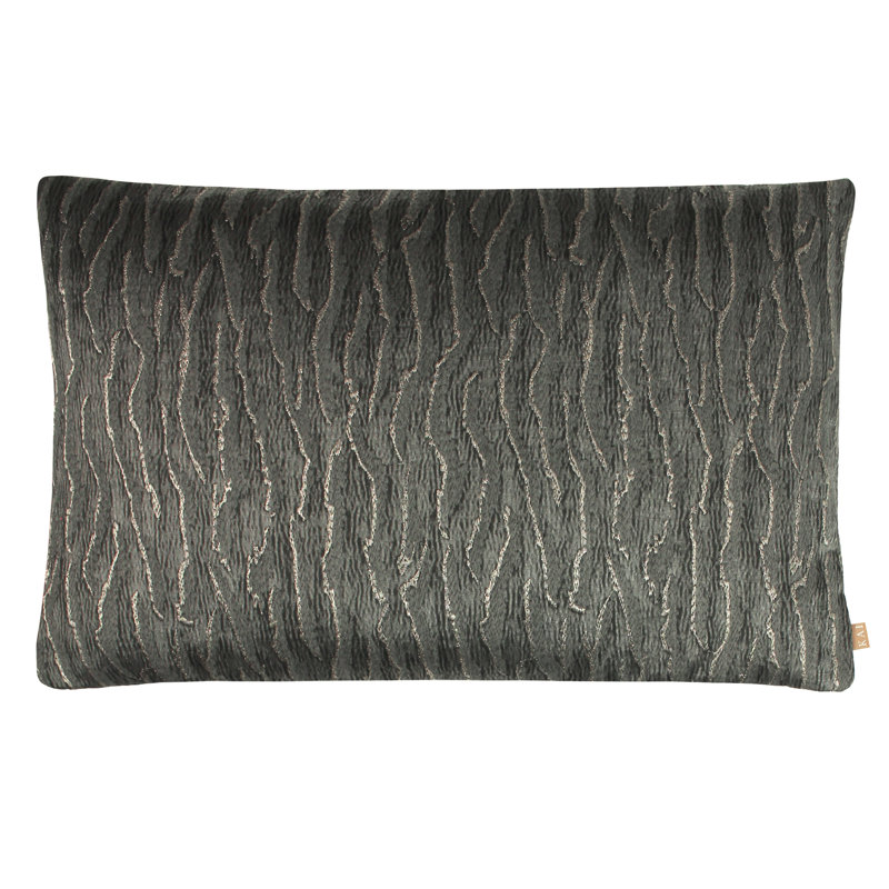 Kai Equidae Animal Print Rectangular Cushion, Onyx, Polyester/Polyfill