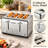 4-Slice Stainless Steel Toaster with Extra-Wide Slots and Dual Controls, 6 Shade Settings