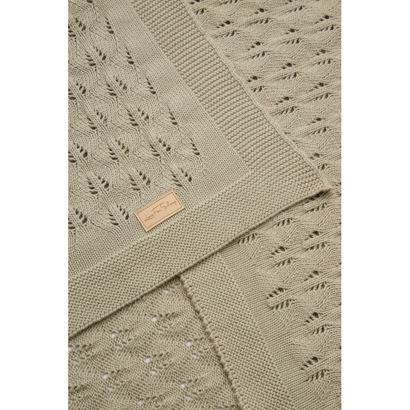Cotton Baby Blanket, Pistachio