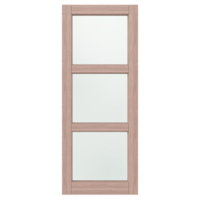 Porte intérieure à lattes en bois massif 30 po x 80 po