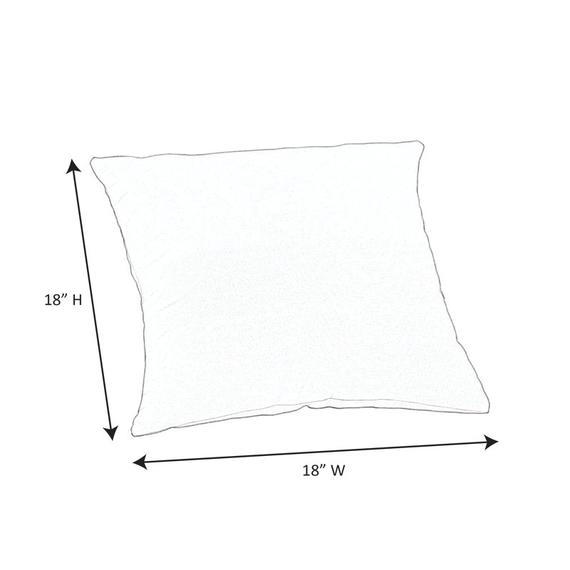 Brown Geometric Square Indoor/Outdoor Throw Pillow
