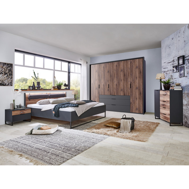 Aaliyah 58 cm W Bedside Table