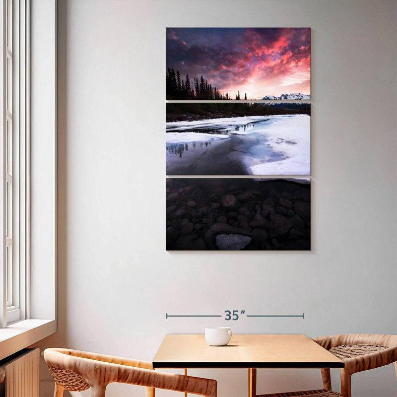 Alvord Fire And Ice, 65" H x 42" W