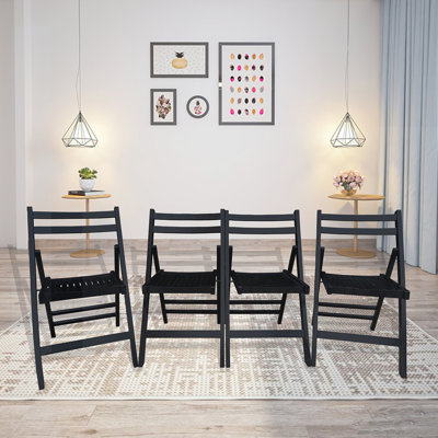 Chaise de patio pliante en peuplier