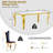 7-Piece Modern Dining Set with Faux Marble Table and Upholstered Chairs – Velvet & PU Options, Stainless Steel Legs, Seats 6-603503587