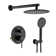 Circular Shower Faucet with Rough-in Valve