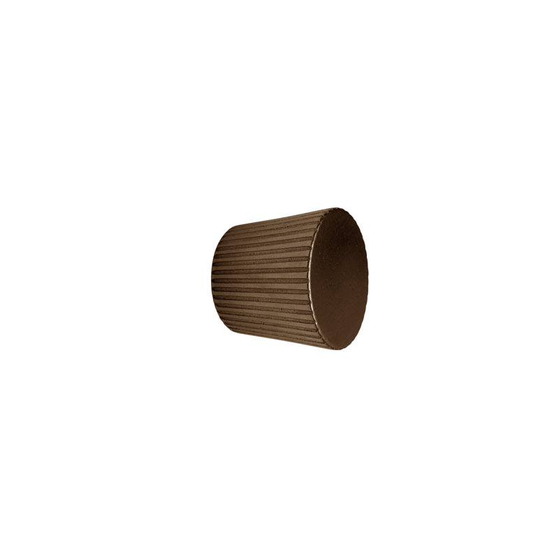 Flute Bronze Conical Knob, Silicon Bronze Rust
