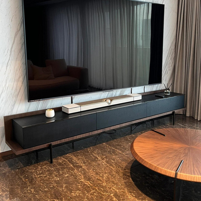 Meuble télé Italian Minimalist, H 17,7 po x L 86,6 po x l 19,7 po