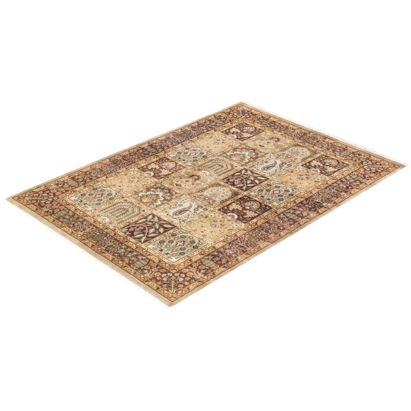 Classic One-of-a-Kind 4' 3" X 6' 0" Hand Knotted Area Rug
