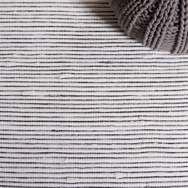 Lilia-Mae Flat Weave Cotton Rug, Round 6'