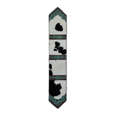 Cowhide & Leather Table Runner